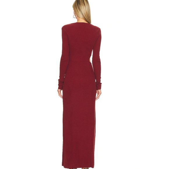 The Range Carved Maxi Dress in Berry NWT Size Medium - Picture 2 of 3
